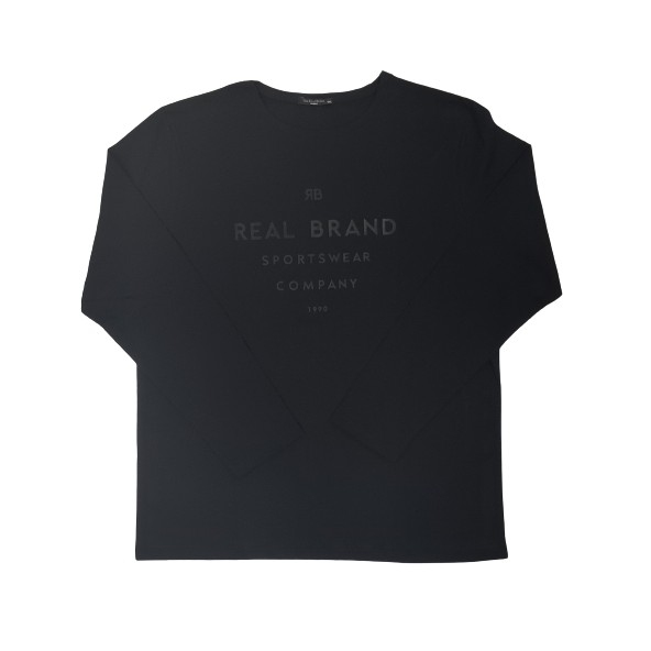 The Real Brand 07-500 μπλούζα μαύρη