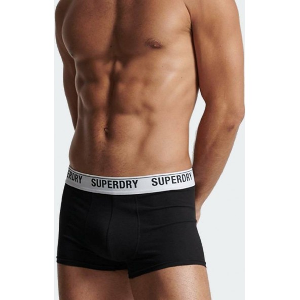 Superdry M3110348A 6PV Ανδρικά Boxer 3Pack Μαύρο
