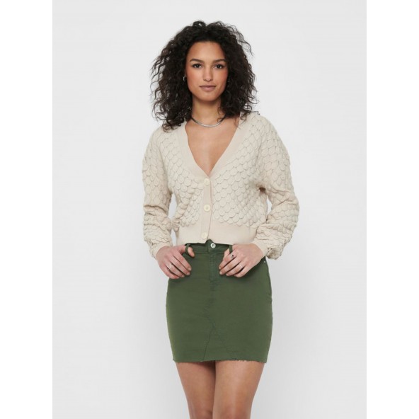 Only 15223829 Knitted cardigan pumice stone