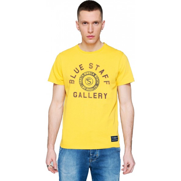 Staff 64-013.043.N0019 Claus Man T-Shirt yellow