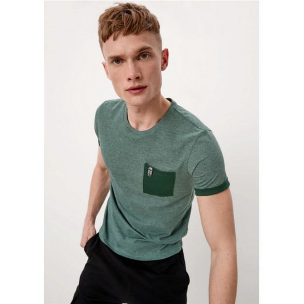 s.Oliver 2111880-78W0 t-shirt forest green