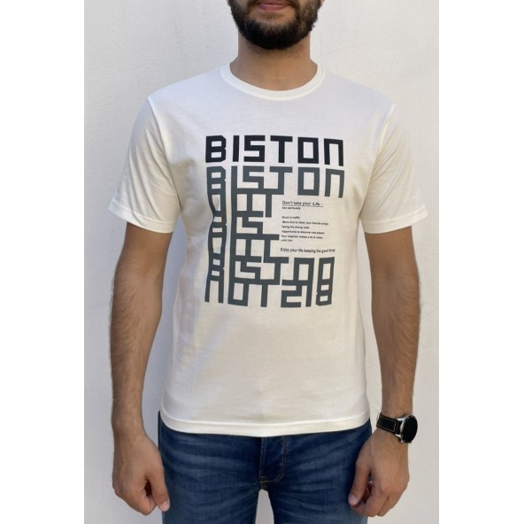 Biston 47-206-037 t-shirt εκρού
