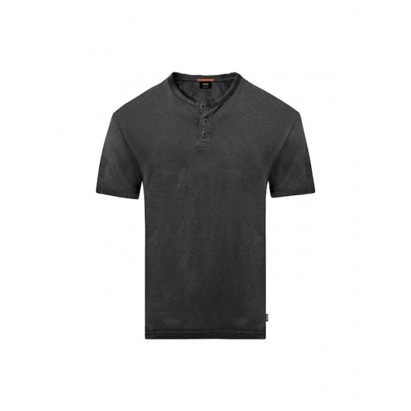 Double TS-182A t-shirt μαύρη