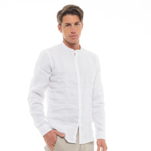 Smart fashion 47-203-001 πουκάμισο λευκό