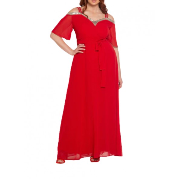 Silky 9639 5 dress coral red