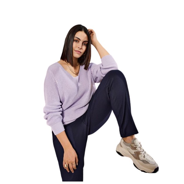 Only 15246320 CURVY PULLOVER Thistle