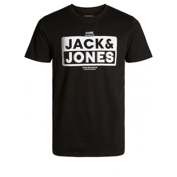 Jack & Jones 12219832 Μπλούζα Κοντομάνικη black