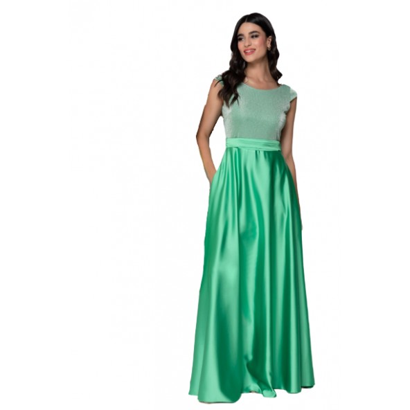 Personal A22P153 Φόρεμα μάξι πράσινο