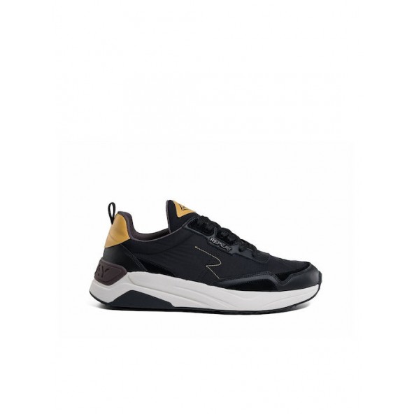 Replay Tennet Full Ανδρικά Sneakers Μαύρα RS6I0001T-3042