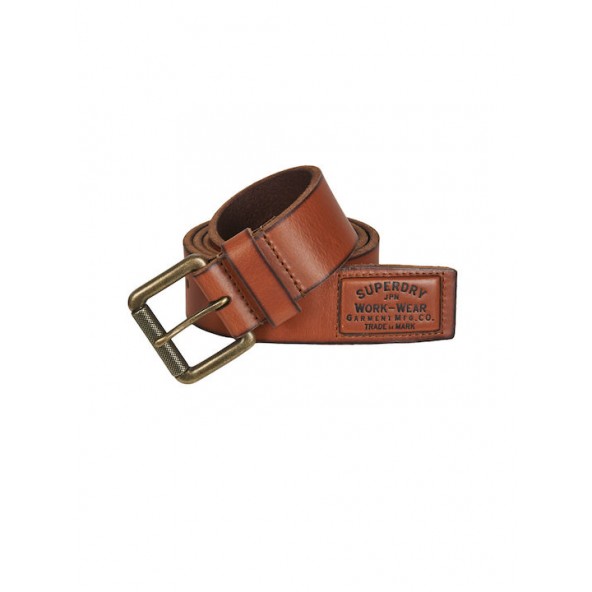Superdry M9210101A Vintage Boxed belt tan
