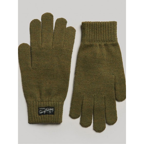 Superdry Y9310479A AA5 GLOVES OLIVE MARL