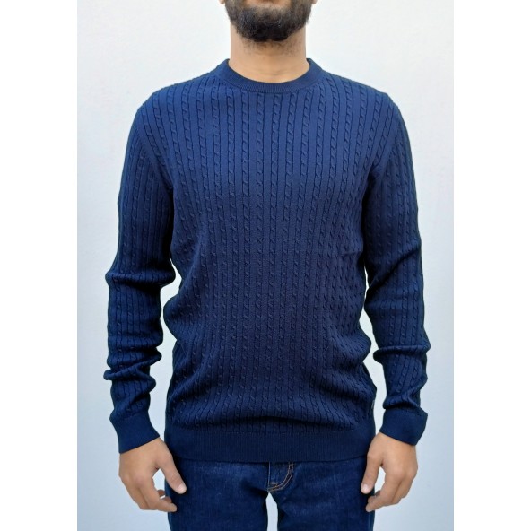 Jack & Jones 12222048 knit maritime blue/maritime n