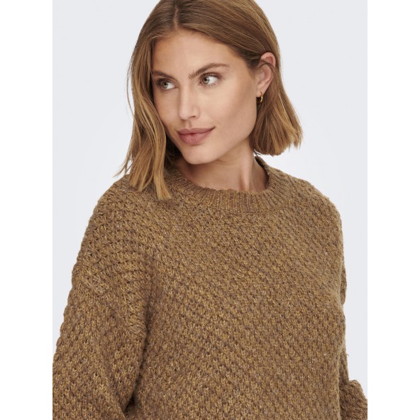 Knitted Pullover Brown / Bistre - MDSfashion