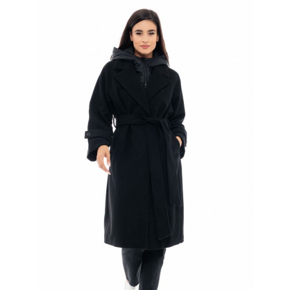 Biston 48-101-100 παλτό black
