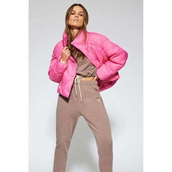Only 15271107 puffer jacket azalea pink