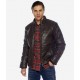 Brokers 22510-202 00040 faux leather jacket brown