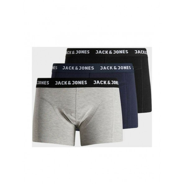 Jack & Jones 12160750 Boxer 3 pack black/blue night