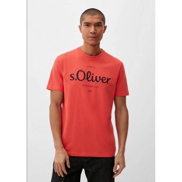 s.Oliver 2128330.30D1 T-shirt πορτοκαλί