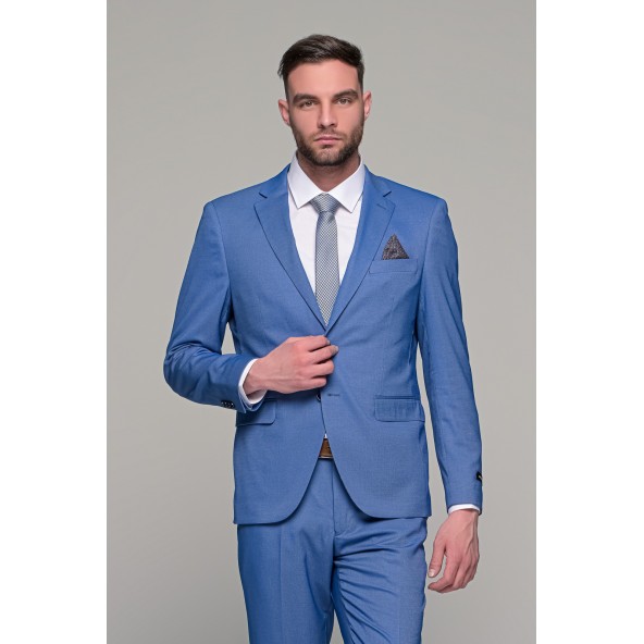 Roberto fabiani H65633-A2 κοστούμι μπλε ραφ