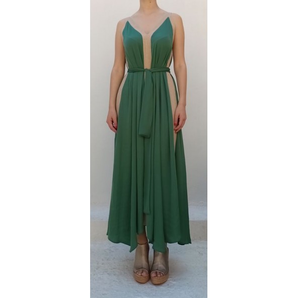 Moutaki 23.07.52 Φόρεμα πράσινο