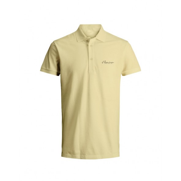 Jack & Jones 12235412 t-shirt polo pastel yellow