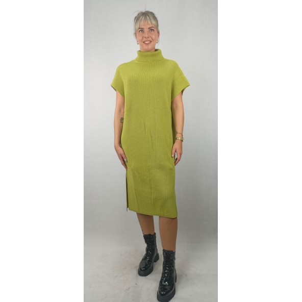 moutaki 23.Π7.104 φόρεμα πλεκτό lime
