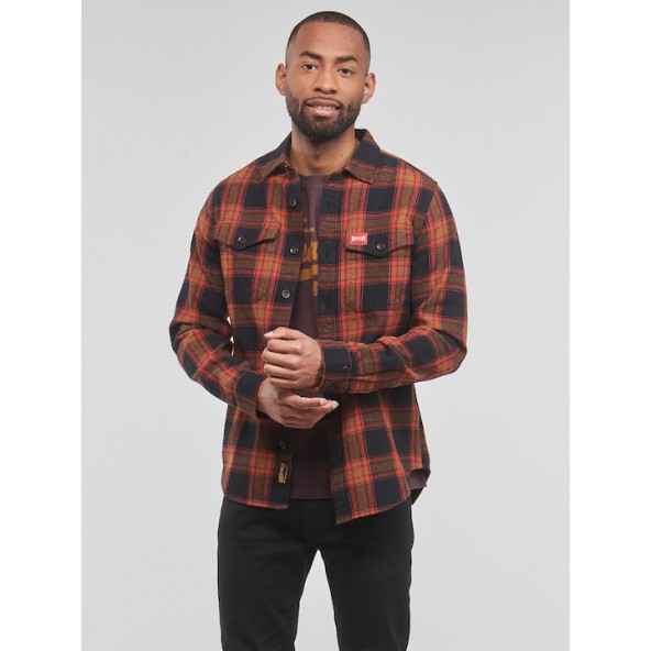 Superdry M4010717A WORK CHECK NAVY