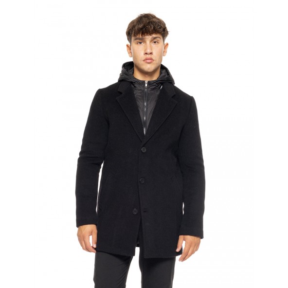 Biston 50-201-071 παλτό μαύρο