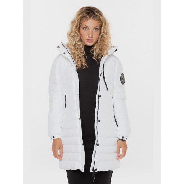 Superdry W5011564A 04C JACKET WHITE