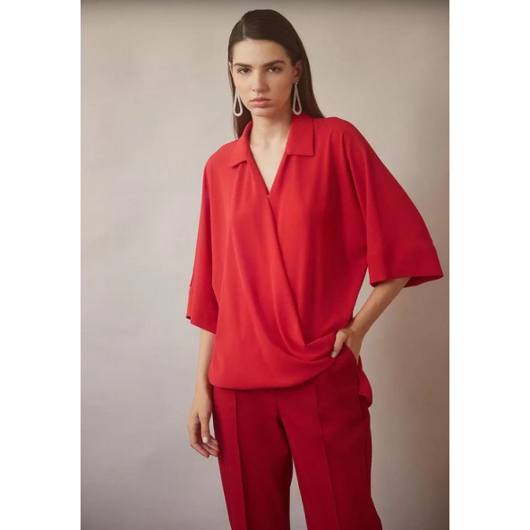 Bill Cost 10-030912-0 Κόκκινη γυναικεία μπλούζα