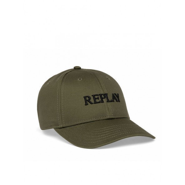 Replay AX416.002.A0113.411 καπέλο χακί