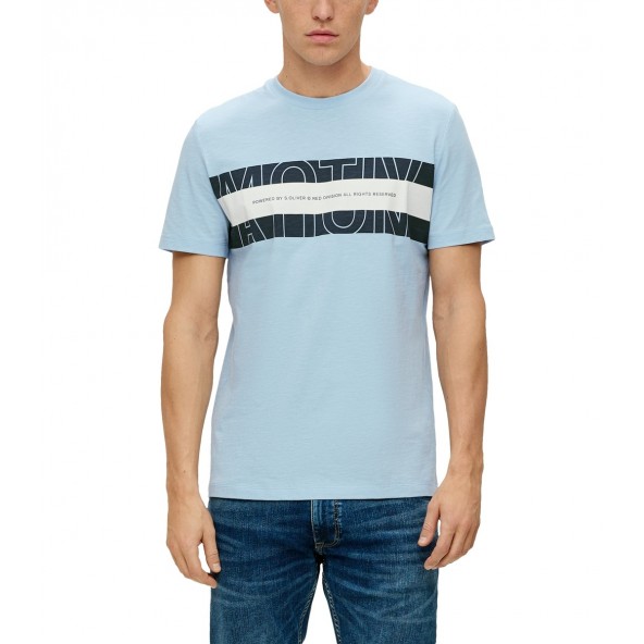 S.Oliver 2141467.50F1 T-shirt γαλάζιο