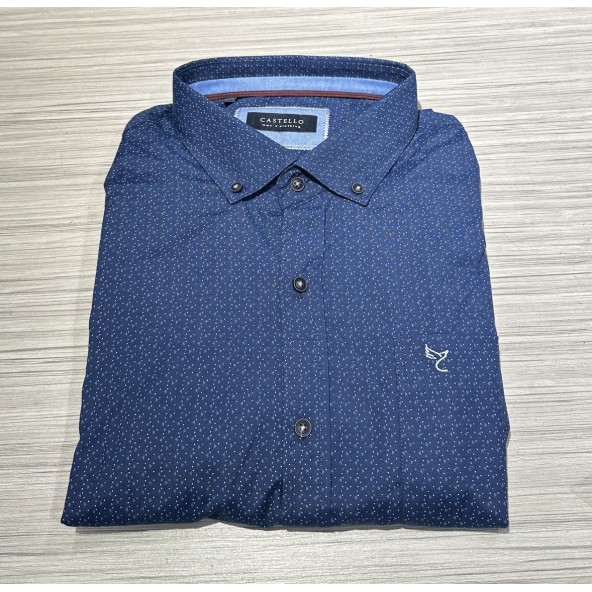 Castello 124-1005-2 shirt blue navy