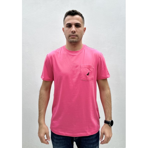 Nautica V41050-6P7 T-shirt ροζ