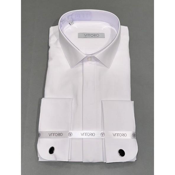Vittorio Artist 800-23-406 πουκάμισο λεύκο