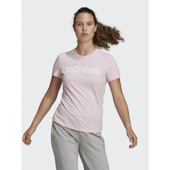 Adidas GL0771 T-SHIRT Clear Pink /White