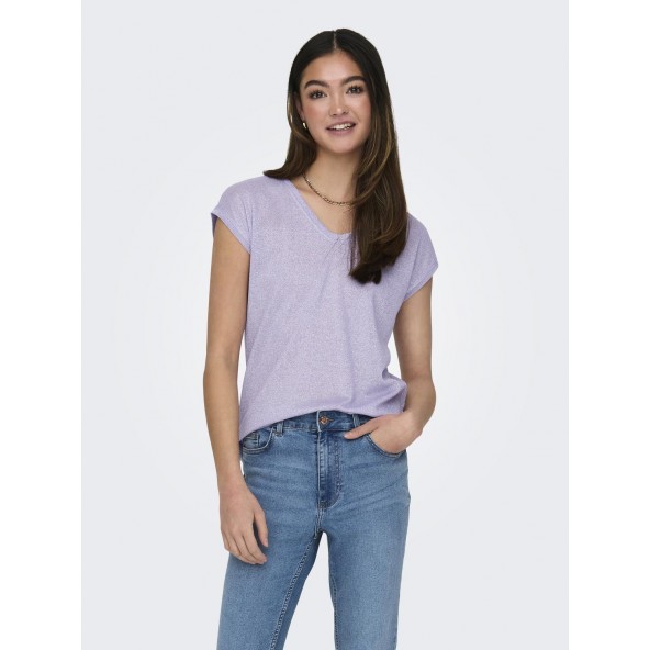 ONLY 15136069 Purple Rose Top