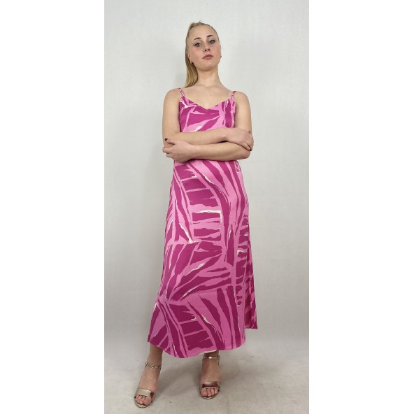 ONLY 15315488 Begonia Pink Midi Dress