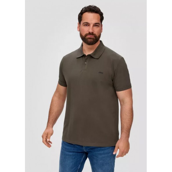 S.Oliver 2148402.7990 T-shirt Polo olive