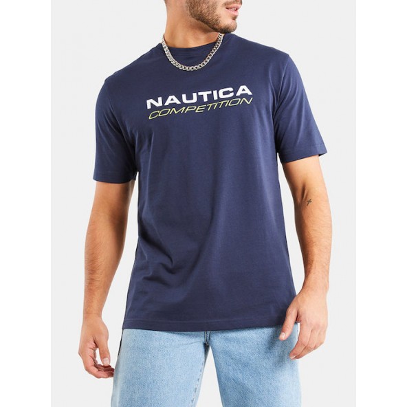 Nautica N7M01410-459 T-shirt μπλε navy