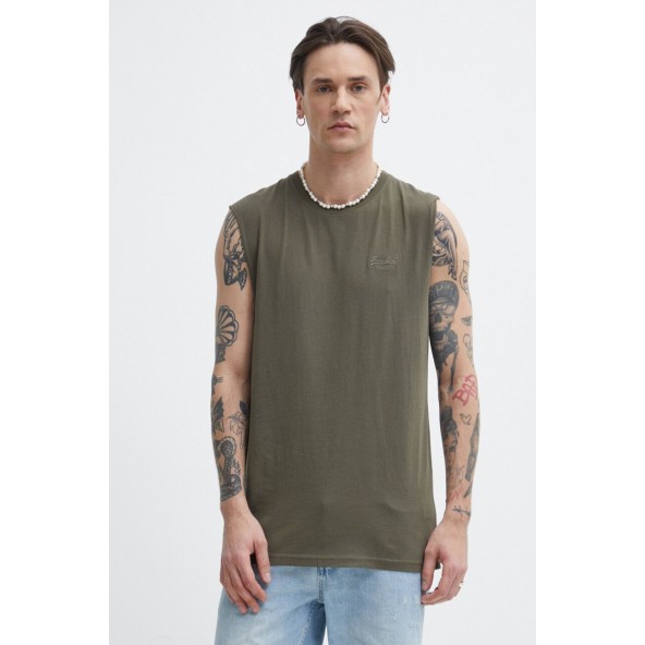 Superdry M6010820A-2LX T-SHIRT OLIVE NIGHT GREEN