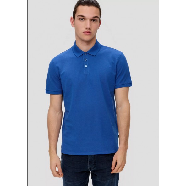 S.Oliver 2144368.5591 T-shirt Polo μπλε