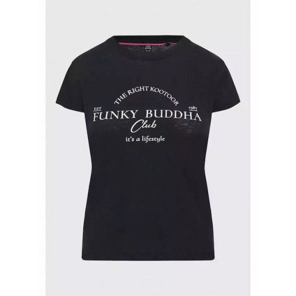 Funky Buddha FBL009-162-04 T-SHIRT BLACK