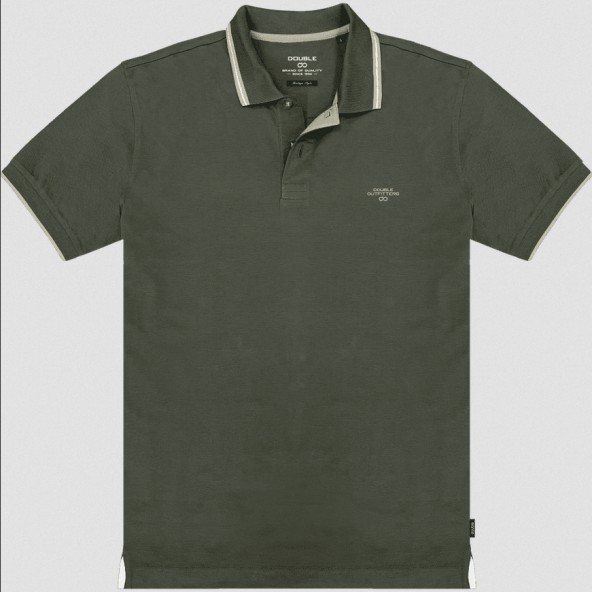 DOUBLE PS-35S.A μπλούζα polo olive