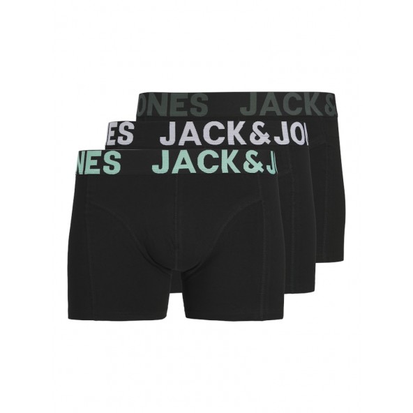 JACK & JONES ADDITIONALS 12285145 JACELIAS SOLID Μποξεράκια 3 PACK Black