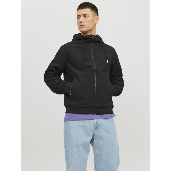 Jack & Jones 12236300 JJEBASIC μπουφάν αντιανεμικό μαυρο