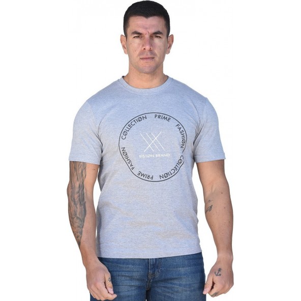 Biston 43-206-004 grey mel t-shirt