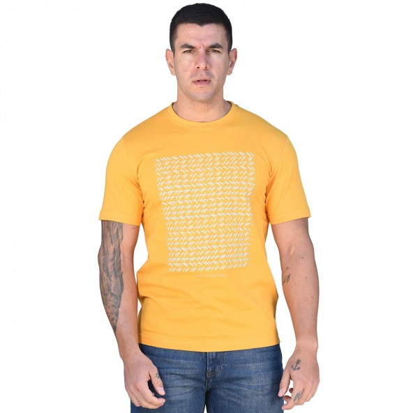 Biston 43-206-016 ocher t-shirt