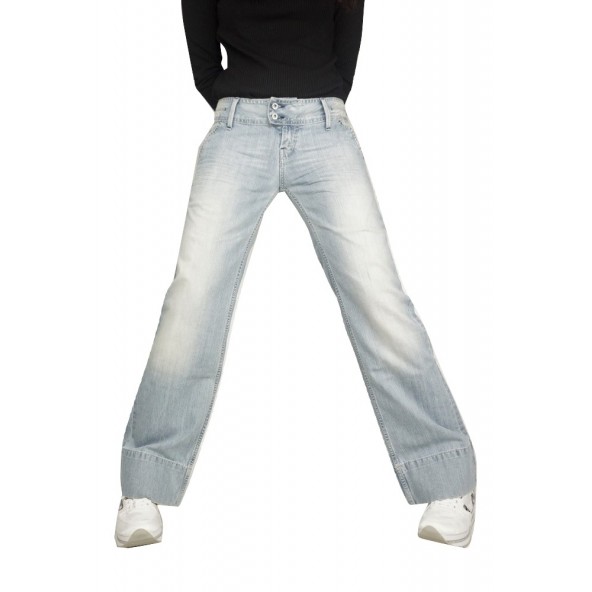 Pepe jeans SLOUCH L228 B60 denim παντελονα lt blue