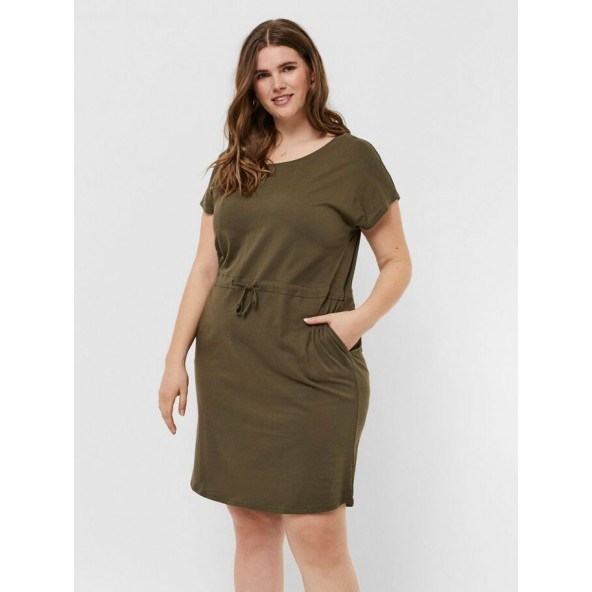 Vero moda 10216000 short dress ivy green